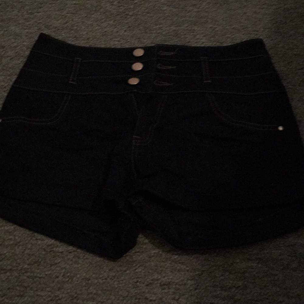 Jean high waisted shorts